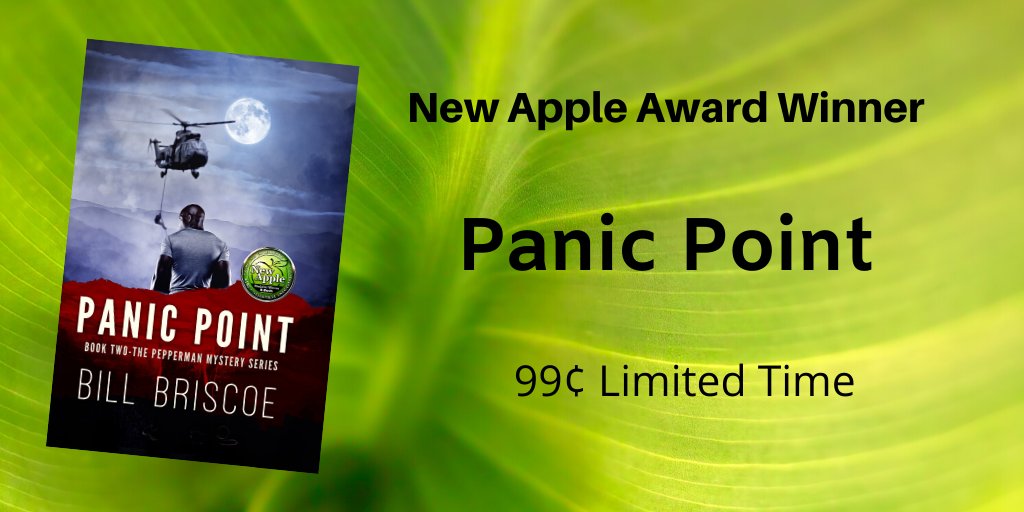 BillDBriscoe's tweet photo. #PanicPoint, Book 2 #ThePeppermanMysterySeries is featured on @ereadernewstoday for 99¢. Grab your copy of this @NewAppleAwards medalist winner for Suspense/Thriller. https://t.co/4f1HUR3quW
#writers #WritingCommnunity #readingcommunity https://t.co/170MjkHDH1