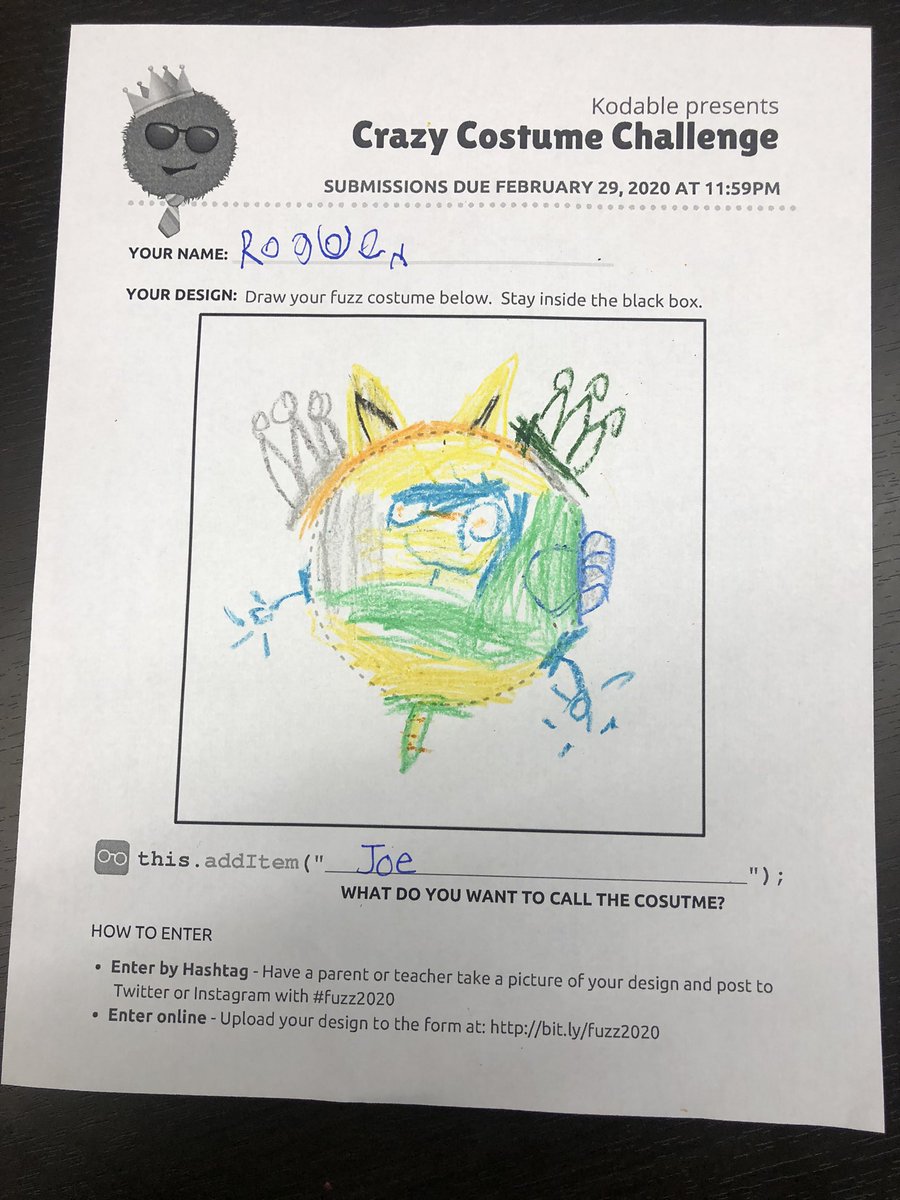 SarahEllen00's tweet photo. Here are some more of our Crazy Costume Challenges! #fuzz2020 https://t.co/xFRMfVczoi