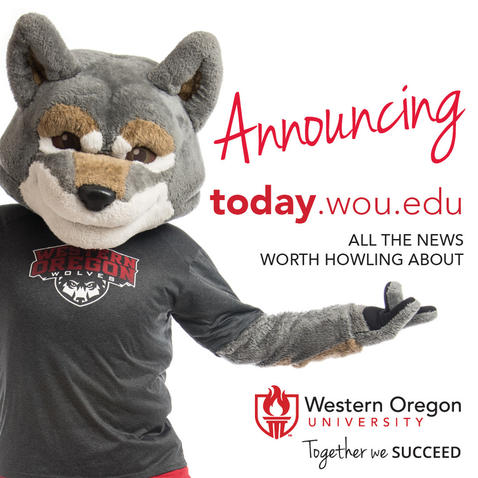 WesternOregonU's tweet image. We're thrilled to announce Today at WOU (today.wou.edu).

It's your one-stop-shop for WOU news, upcoming events (and ticket/parking information), profiles on members of the WOU community, athletics stories, helpful tips, links to our student media outlets, and videos.