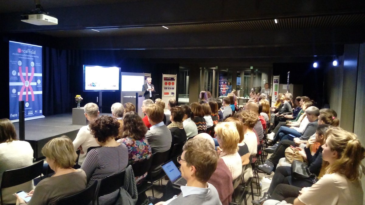Our launch event has started! A lot of interested attendees @dekrookbe this afternoon #workplacelearning #healthcare #education <a href="/ugent/">UGent</a> <a href="/KU_Leuven/">KU Leuven</a> <a href="/ArteveldehsGent/">Arteveldehogeschool</a> <a href="/imec_mict_UGent/">imec-mict-UGent</a>