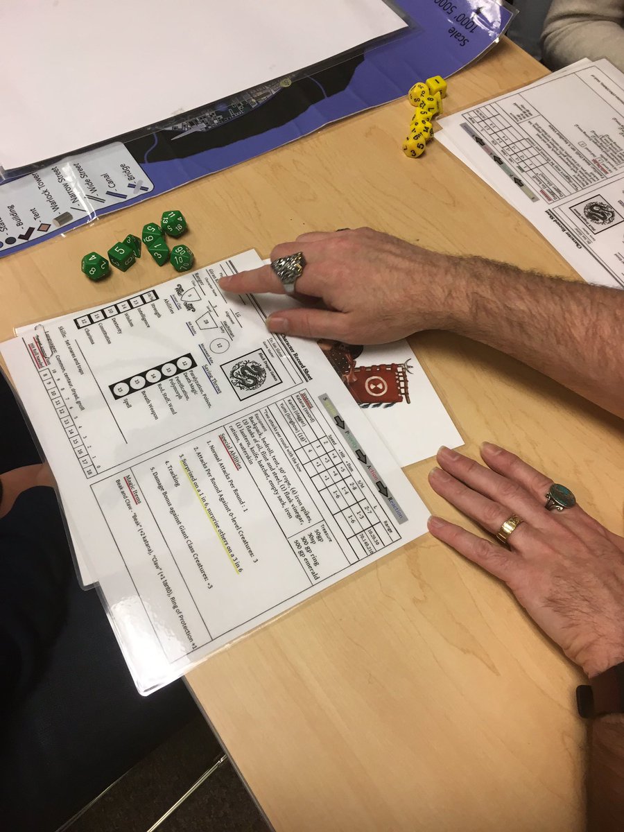 ThePlayLab1's tweet photo. What role might D&amp;D play in your classroom? Exploring the opportunities! Thanks @BlackDragonCan https://t.co/P57FnbkVPz