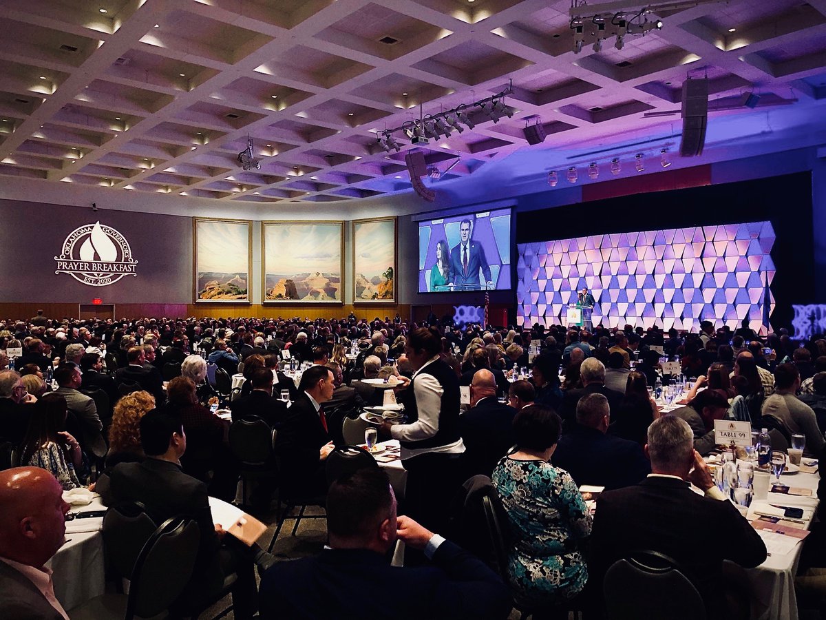Connect_CEC's tweet photo. It was a beautiful morning uniting with fellow Oklahomans. We were grateful to have the opportunity to be a part of the Inaugural Oklahoma Governor’s Prayer Breakfast, and to hear from the Chaplain of the U.S. Senate, Barry Black.
•
#GSBR #ConnectCEC #Oklahoma https://t.co/99q9iPeXE0
