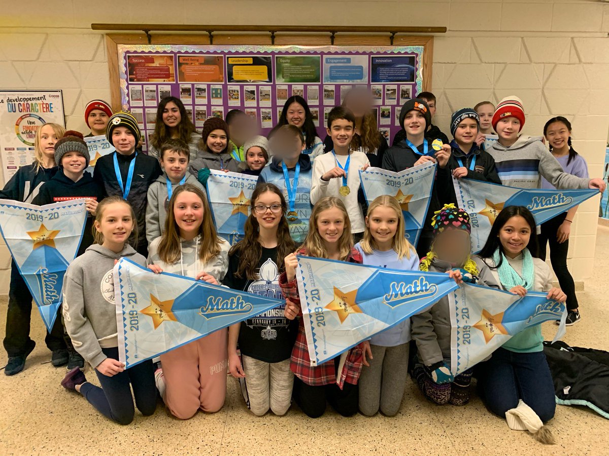 Very excited to give out so many Mathalon Medals and Half-Marathon Pennant winners today!  Congrats to these winners, and I hear there are more to come! #DDSBSuccess