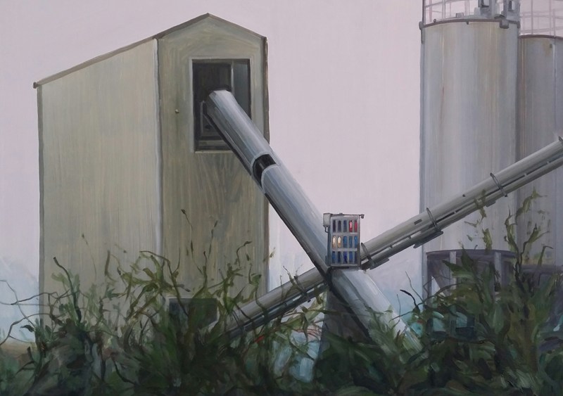 johnoreillyart's tweet photo. South Lotts Plant – oil on board – 50x70cm https://t.co/8E661dT5k5 https://t.co/tKtZRldmJi