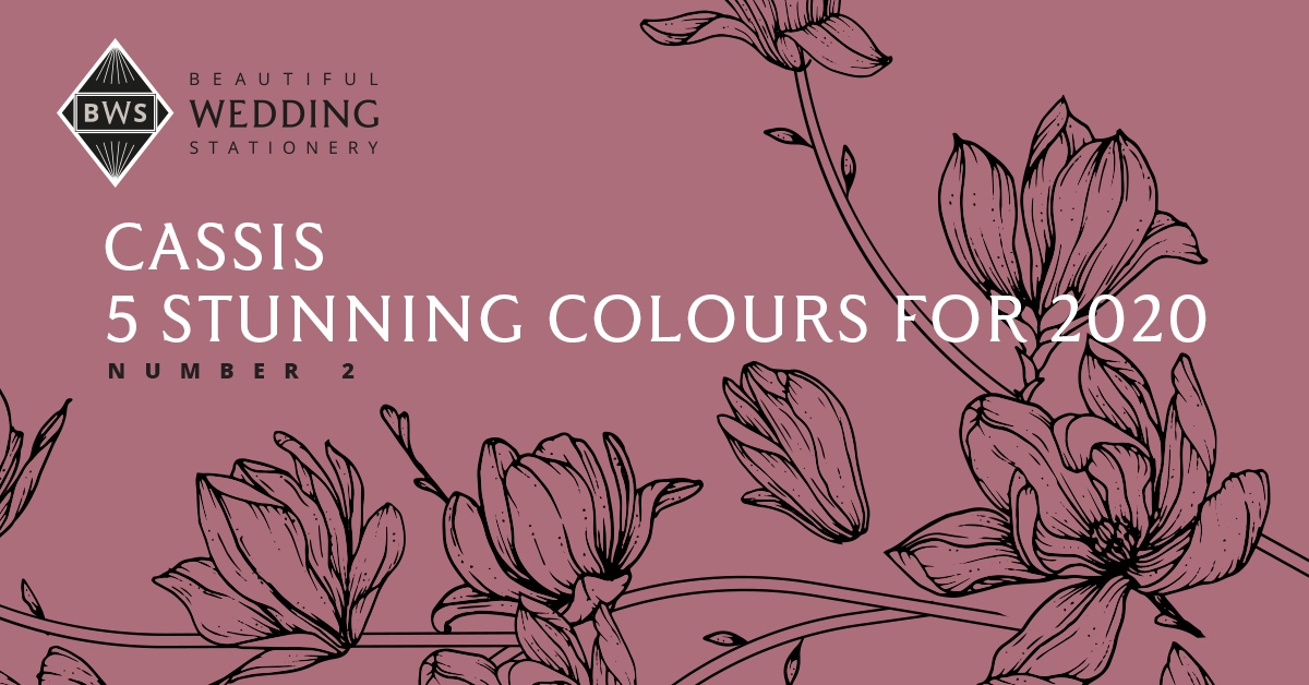 Cassis - Combines pinks and purples for a rich, bold colour that’s perfect if you want to make a statement on your big day and give your venue a regal feel. 🎀
beautifulweddingstationery.co.uk/stunning-colou…