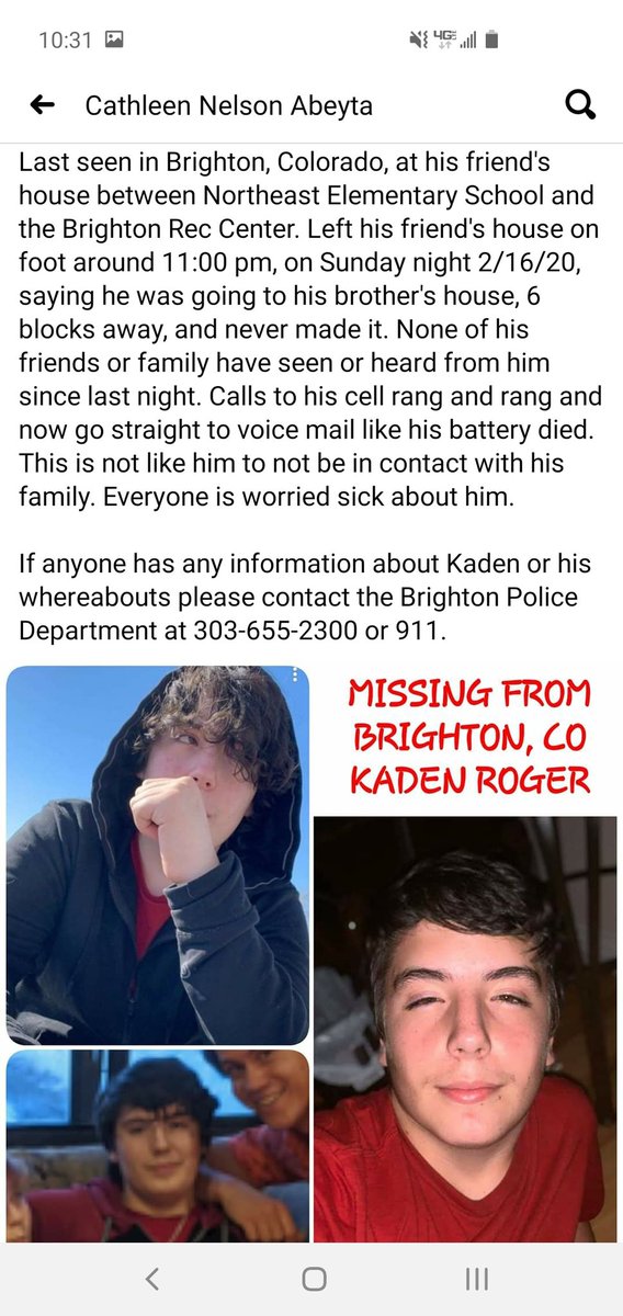 The search is still on, RT RT!
