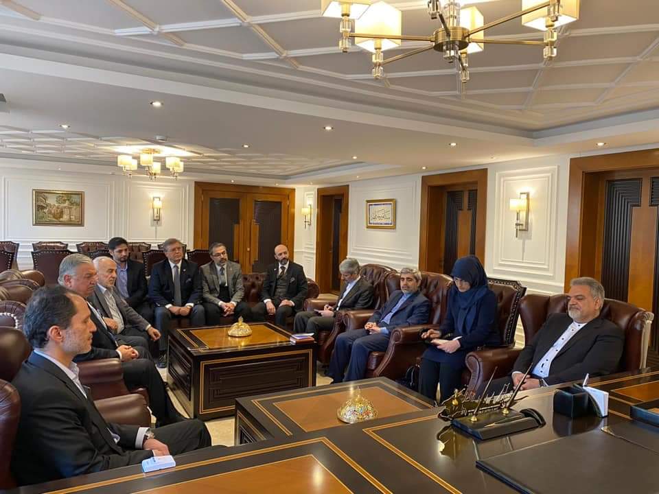 İran'ın Ankara Büyükelçisi ve heyeti kongre sonrası Genel Başkanımıza hayırlı olsun ziyaretinde bulundular.