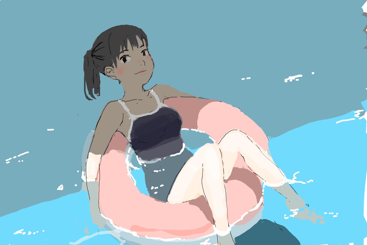 「#これを見た人は青色の画像を貼れ 
青はいい。 」|面相棒のイラスト