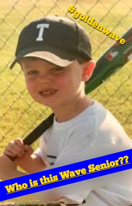 TupDiamondClub's tweet photo. Hereβs the next Senior hitting the field this year! Whatβs your guess Golden Wave fans?? #goldenwavebaseball #gowavego #ths https://t.co/qoTbY1q9un