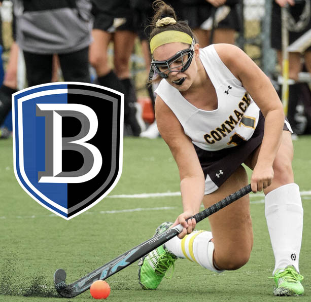 maxfieldhockey's tweet photo. COLLEGE COMMITMENT: 2020 Amy Pasquale (NY/ Commack HS, @LastingLegacyFH ) commits to @BentleyFalcons ! https://t.co/rAd1e859Gs