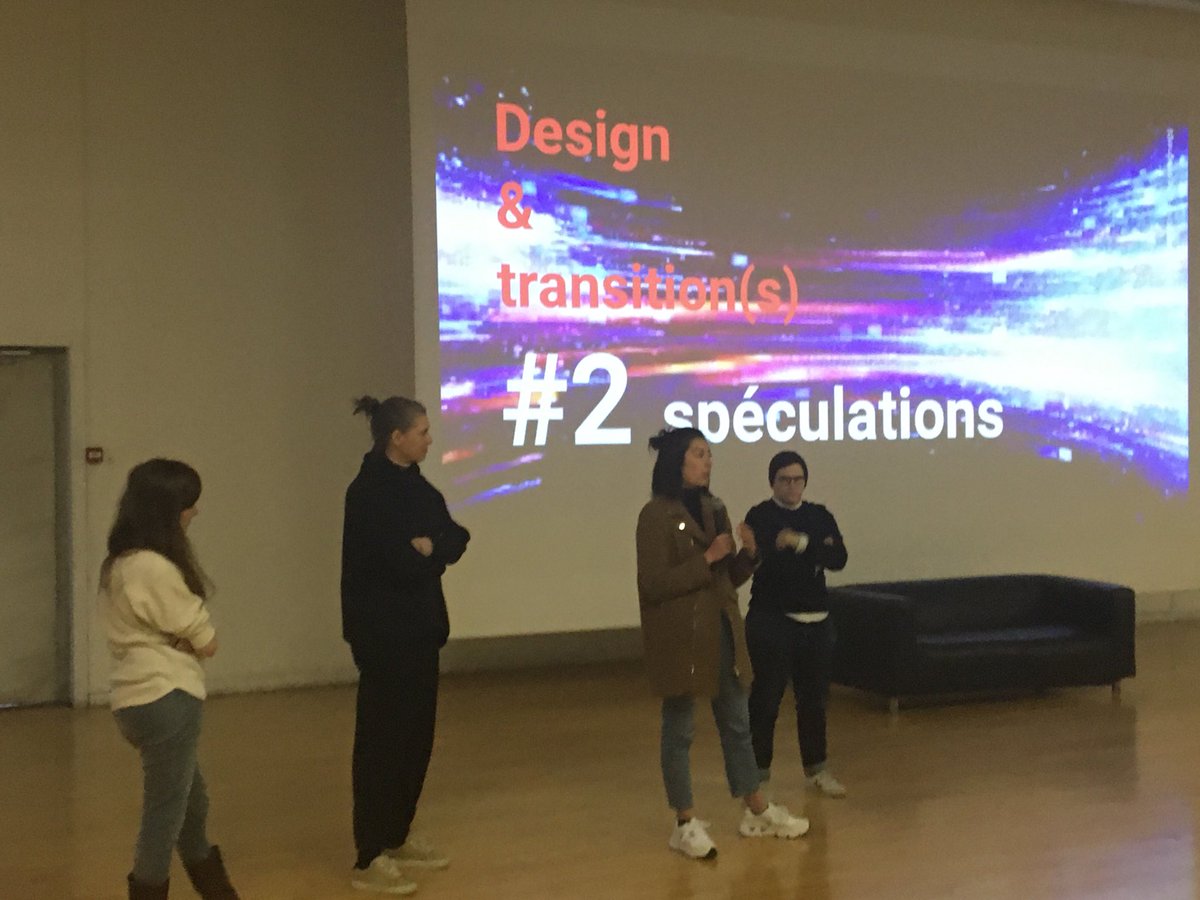 Retour sur deux jours de Design fiction. Pour créer un meilleur futur il faut pouvoir l’imaginer. Avec ⁦<a href="/maxmollon/">Max Mollon (Ph.D.)</a>⁩, Birgitta de ⁦⁦<a href="/ralstonbau/">Ralston & Bau</a>⁩ , ⁦Apolline de ⁦@OuDragons⁩, ⁦@mayline_gr⁩ ⁦@promising_innov⁩ et Éric Fache