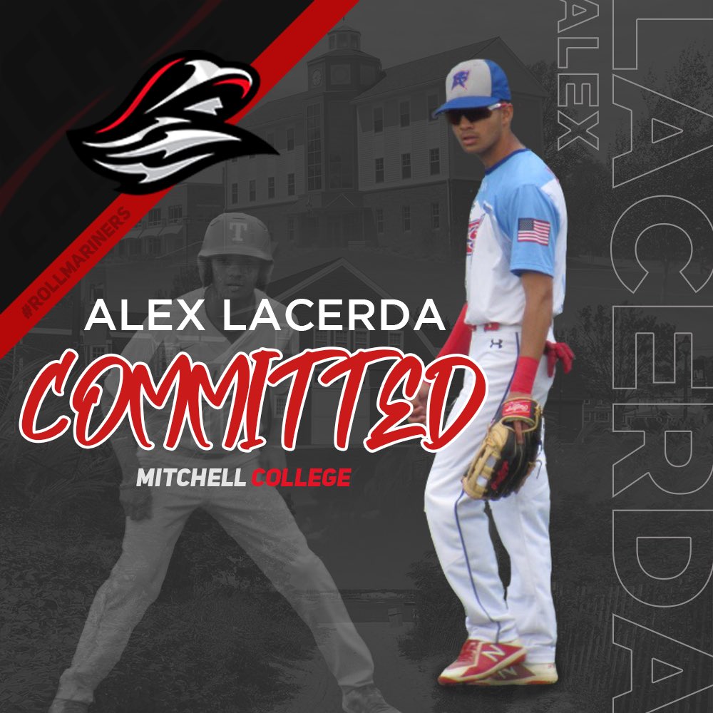 alacerda24's tweet photo. Very excited to announce that I will be continuing my academic/art and baseball career at Mitchell College. I want to personally thank Coach Beausoleil as well as all my other coaches, friends and family. Canโt wait for the next 4 years! #RollMariners @RovScout @REBaseball_ https://t.co/4epyNzDmkH