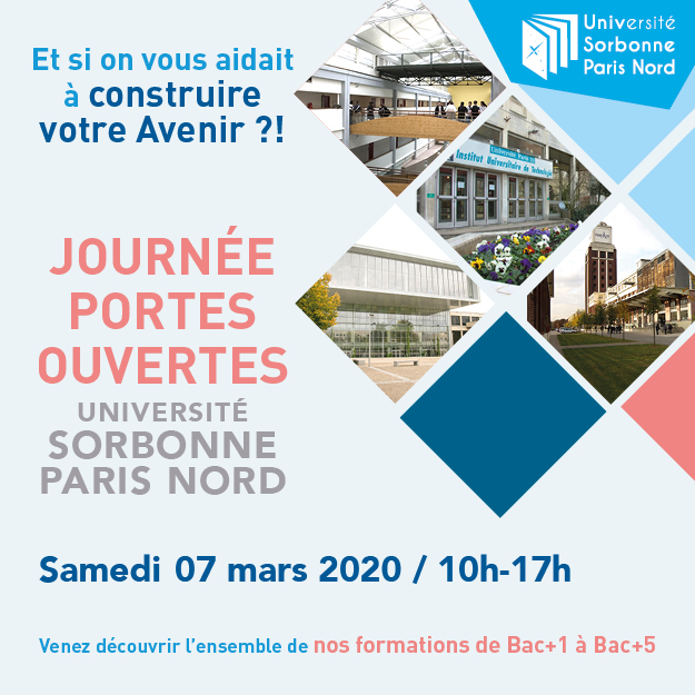 #JPO2020 🙌
L'<a href="/univ_spn/">Université Sorbonne Paris Nord</a> vous ouvre ses porte et vous invite à découvrir ses campus de Bobigny, La Plaine-Saint-Denis, Saint-Denis et Villetaneuse le samedi 7 mars 2020 de 10h à 17h #USPN ! 
Retrouvez le programme complet ➡ univ-paris13.fr/jpo/