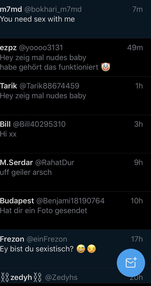 Warum schreiben mir mädchen nicht so was die sind mit Gefühl