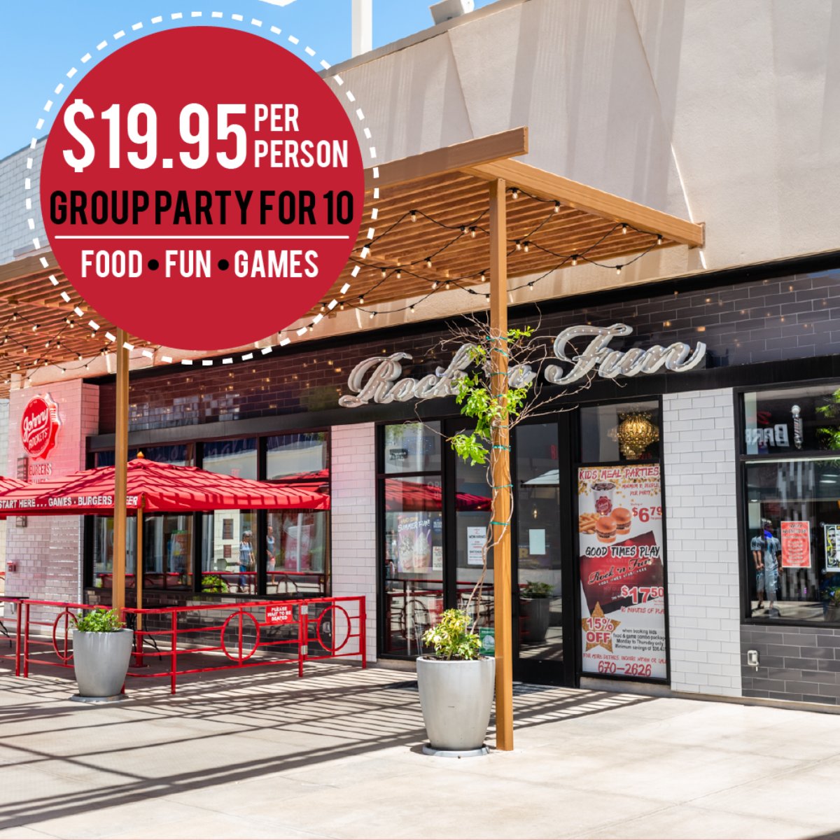 Now through February 29, book a group party for ten people for only $19.95 per person! For all the details, check out our Facebook page.