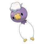 COOL__AlliSTAR's tweet photo. Ghosts aren’t creepy just look at this lil dude!!! [[LEAGUE REQUIRED PSA: Do not touch a Drifloons tendrils if you are 45 kg or under as it is known to abduct children up to 14 years of age by drifting them away.]] https://t.co/sCUKwcASX4