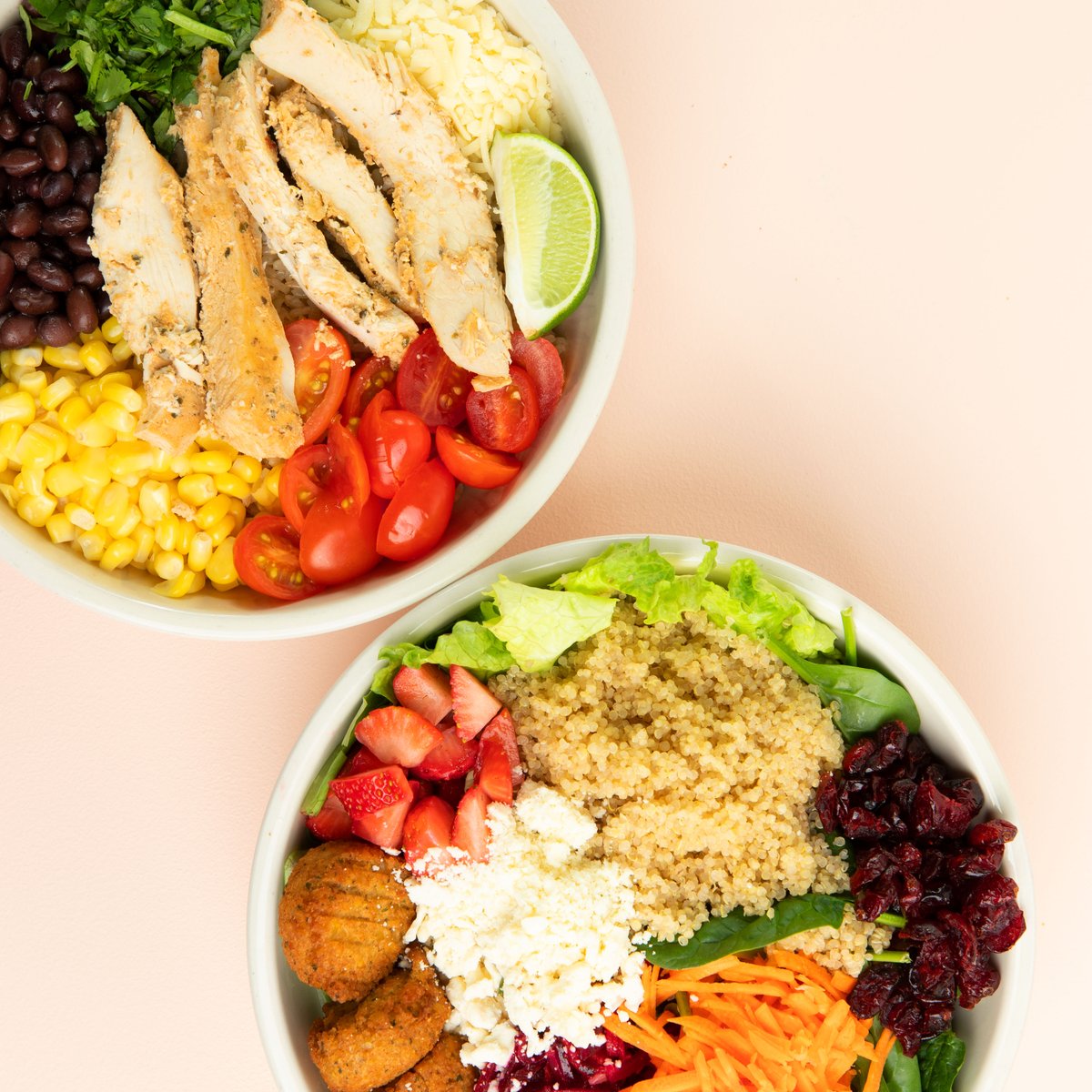 The hardest decision of the day: What to get for lunch? Coming at you with #lunchtime inspo featuring the Pangoa Bowl and Market Salad🌱

#tuesdaytip #foodies #lunch #healthydiet #healthyfood #freshii #eatenergize