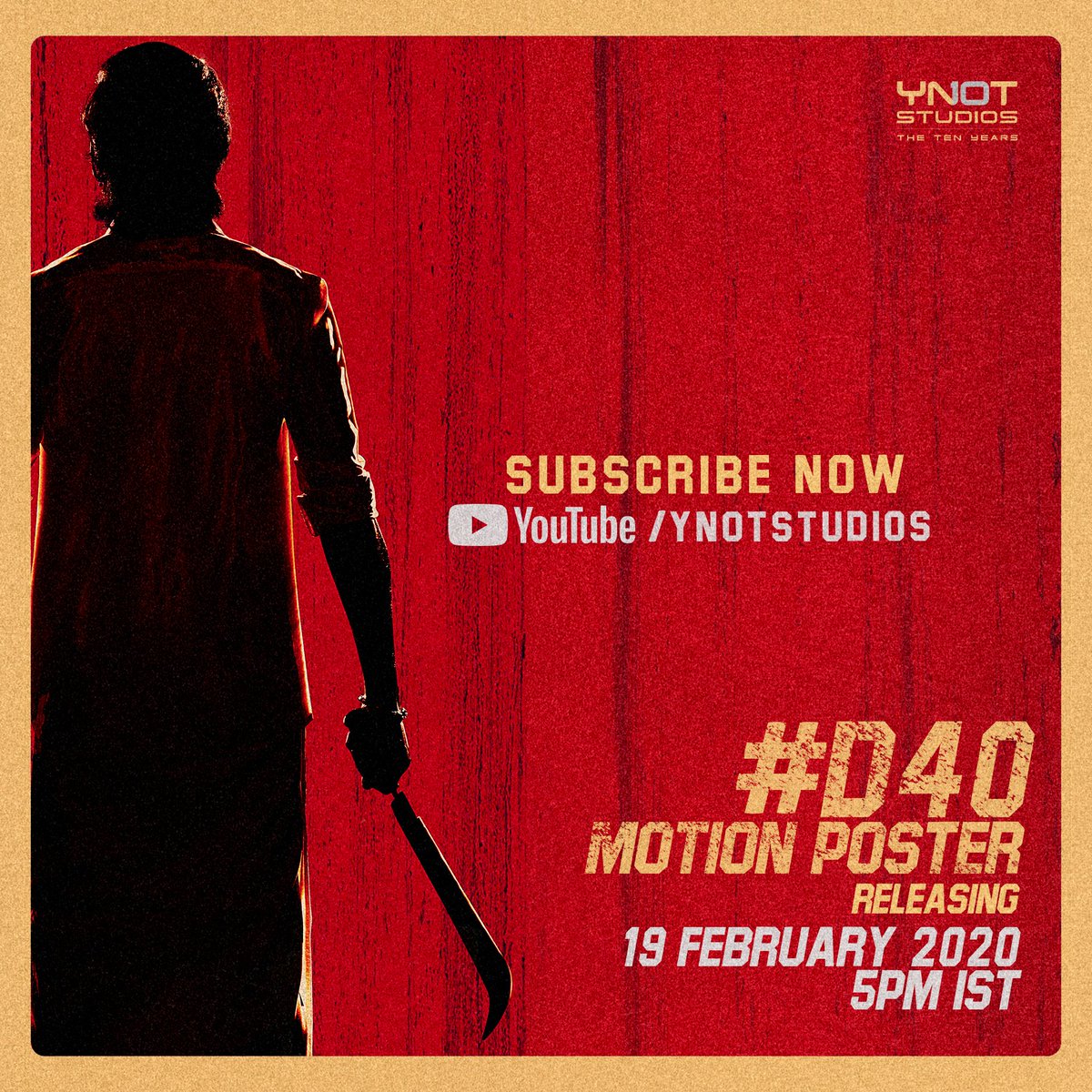 VCDtweets's tweet photo. #D40MotionPosterSwagFromTmrw 👍
#Dhanush | #KarthikSubbaraj
#D40FirstlookFeb19 https://t.co/CgzPjv1J2Z