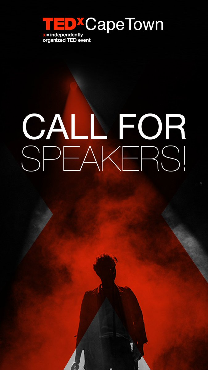 tedxcapetown's tweet photo. Exciting news: our call for speakers 🎤 is officially open 
https://t.co/2dW1eJfgKZ
#TEDxCT https://t.co/SSbDdFT2dm