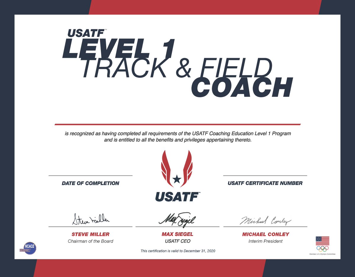 usatfhawaii's tweet photo. USATF Hawaii would like to recognize coach William Gardner for completing his @USATF #Level1 #CoachingCertification good luck to you  this coming season. Wishing you continued success! #USATFLevel1 #USATF #USATFHawaii https://t.co/F4O6ftVo4G
