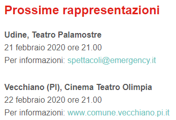 gitudine's tweet image. Il Teatro di Emergency: la prossima rappresentazione di "Viaggio Italiano" è venerdì al Teatro Comunale Palamostre di #Udine
eventi.emergency.it/event-pro/viag…