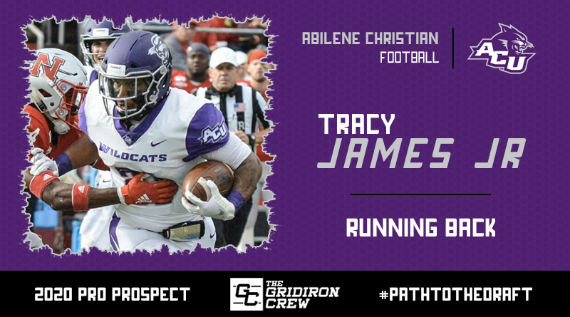 Gridiron_Crew's tweet photo. Scouts, Coaches, and GMs, here are all the reasons why you should focus your attention on 2020 Pro Prospect, Tracy James Jr (@TracyJames_), a RB from @ACUFootball!

#2020ProProspect #PathToTheDraft #NFLDraft #CFLDraft

👀 Read our Interview: https://t.co/ZwV82kvFo8 https://t.co/CwW2h0c4rW