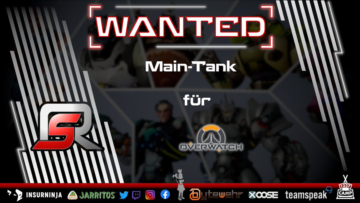 ReactorSquad's tweet image. Du spielst #Overwatch und möchtest dich im Team weiterentwickeln ? 
Du hälst dich solide im Diabereich oder höher? Du spielst gern #Maintank? 

Dann melde dich für ein Tryout in unserem neuen Dia-Master Team! 

Wir freuen uns auf dich !

#ReactorSquad 
#esport 
#wanted