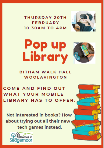 Opportunity to access the resources of the mobile library, not just books but lots of exciting tech stuff too! #GoTeamHis