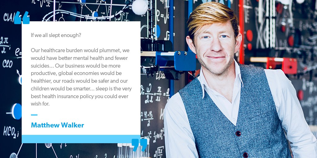 wowsleepexperts's tweet image. As humans, we are the only species that deliberately deprive ourselves of sleep. 

If we all slept enough? 👇

@sleepdiplomat

#thepowerofsleep #sleep #sleephealth