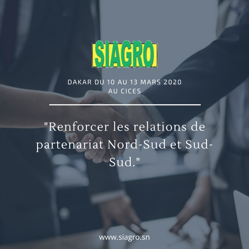 SiagroOfficiel's tweet photo. Participer au #SIAGRO, c'est contribuer au développement de l'#Afrique.
#Kebetu #Senegal#CICES #Dakar https://t.co/6nMrnXMjPW