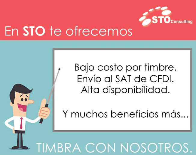 STOConsulting's tweet photo. ¡Contáctanos! No te quedes sin #Timbrar #STO # FacturaElectrónica https://t.co/zWHTxsR98u