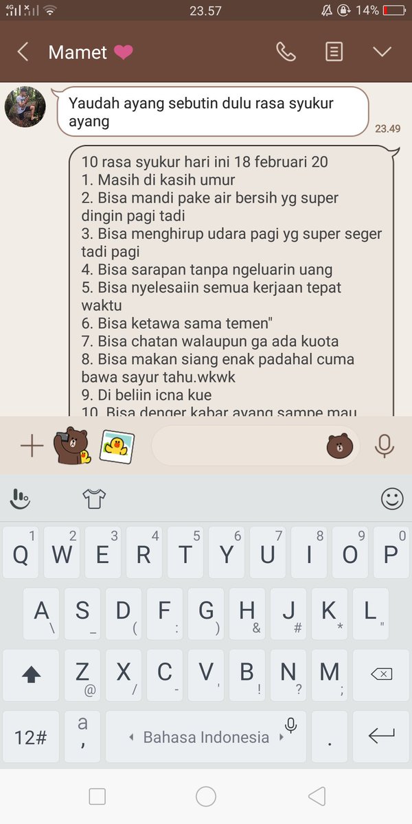 Iputrii1's tweet photo. Udah beberapa hari ini rutinitas kita sebelum tidur nyebutin rasa syukur kita berdua dan setiap ngetik mau mewek rasanyaa, hidup itu nikmat banget kalo di syukuri.masyallah https://t.co/vKLfoOojbz