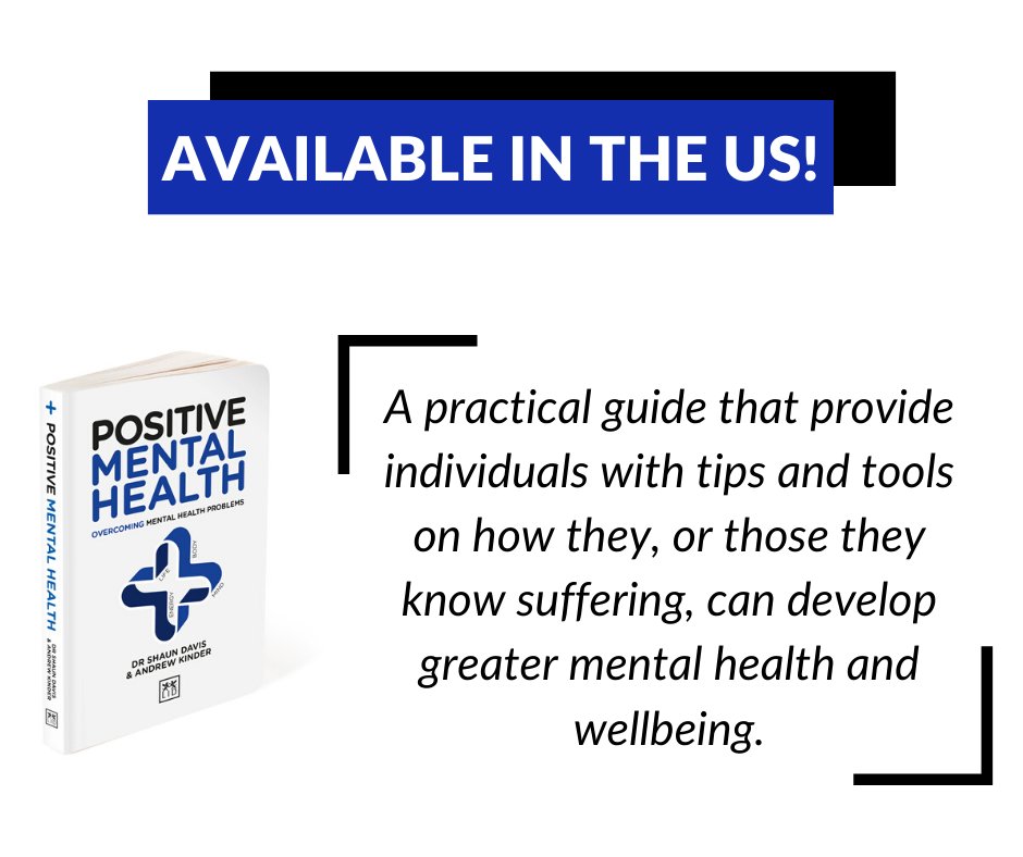 Positive Mental Health by <a href="/DrShaunDavis/">Dr Shaun Davis</a> &amp; <a href="/KINDERANDREW/">ANDREW KINDER</a> is now AVAILABLE IN THE US 🇺🇸

Get your copy👇
amazon.com/dp/1912555557/

#PositiveMentalHealth