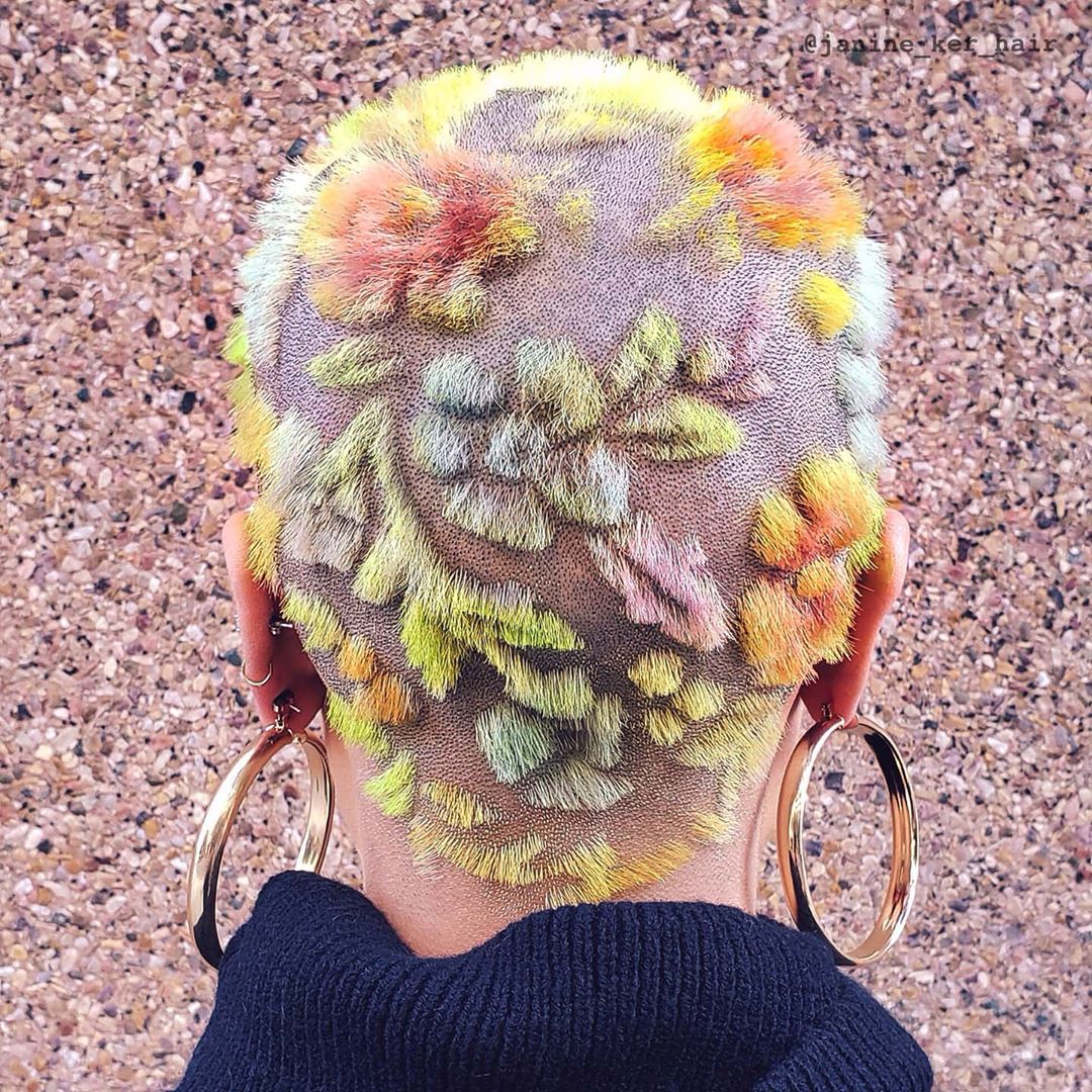 french___75's tweet photo. Hair art by Janine Cortez Ker https://t.co/iGO5AbJWmJ