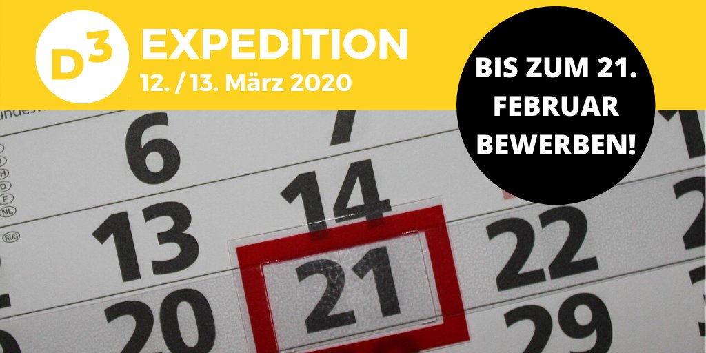 so_geht_digital's tweet photo. Welches #Potential steckt in #OpenData? Wie können #sozialeOrganisationen Daten #wirksam nutzen? Und was ist eigentlich ein #Datentreuhänder? Antworten gibt's auf der #D3Expedition! 
Bis einschließlich Freitag bewerben und #mitmachen
👉https://t.co/hNXtzRmbKF https://t.co/W4KIDa5sp8