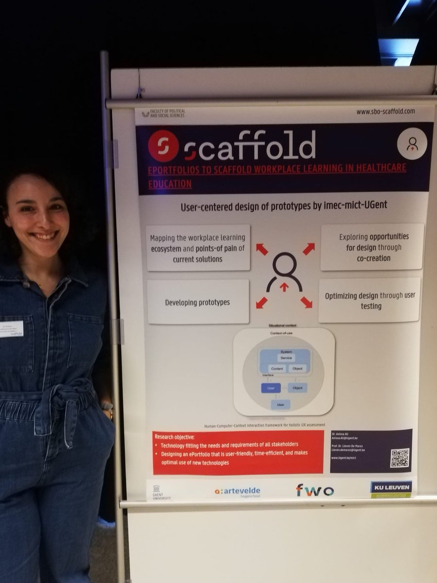 For the next 4 years <a href="/AnissaAll/">Anissa All</a> will be part of the <a href="/FWOVlaanderen/">FWO</a> <a href="/SBOScaffold/">SBO Scaffold</a> project together with <a href="/UGent/">UGent</a> Educational Sciences, Law &amp; Technology, Medicine &amp; Health Sciences, Public Health and Primary Care from <a href="/KU_Leuven/">KU Leuven</a>, <a href="/ArteveldehsGent/">Arteveldehogeschool</a> and <a href="/UAntwerpen/">UAntwerpen</a>