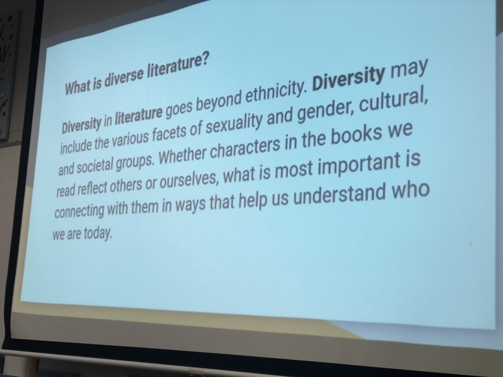 Great PD at HOOVER High today on Diverse Literature led by two great presenters @MrsStone_5th <a href="/BluffParkElem/">Bluff Park Elem</a> <a href="/HooverSchools/">Hoover City Schools</a>