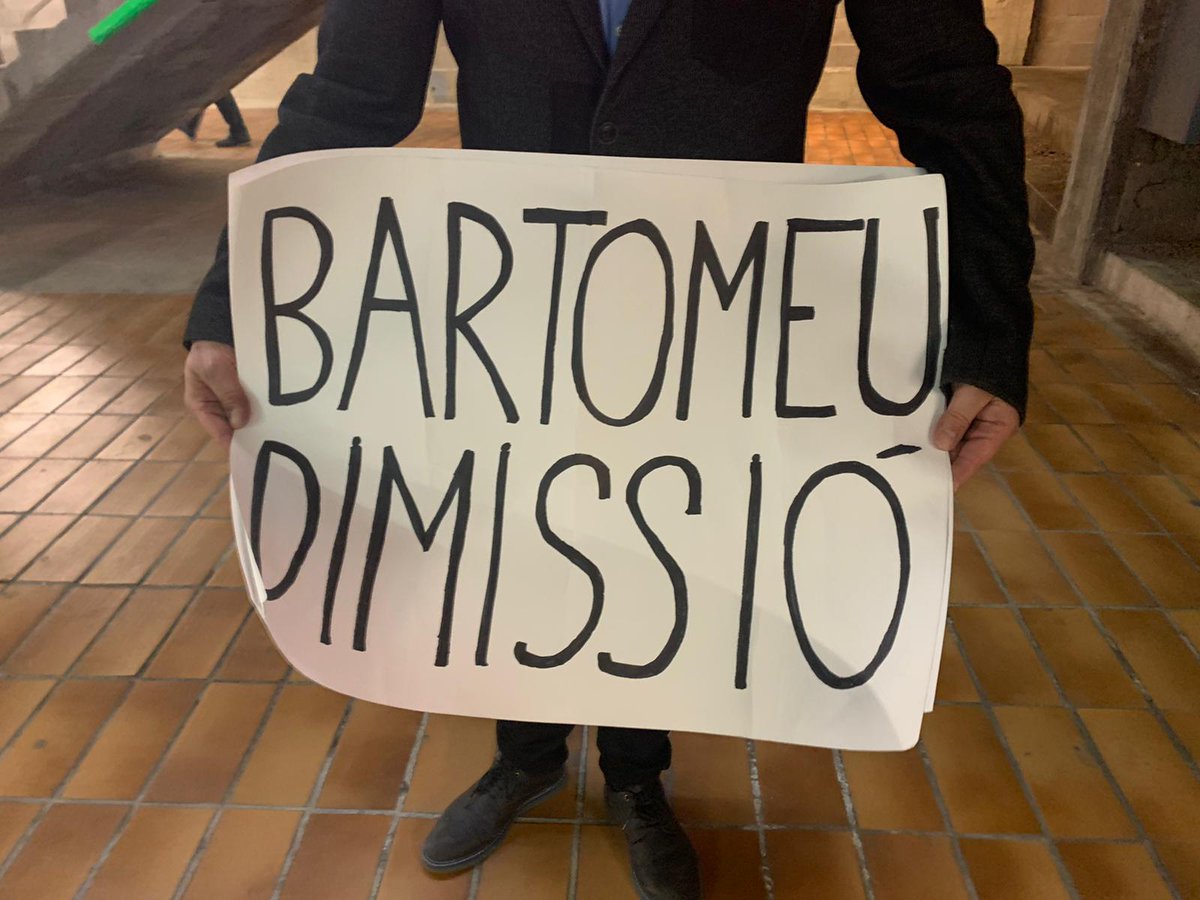 HANSGAMPER1899's tweet photo. #ForaYa @jmbartomeu #Pinnochio #ElectionFCB #BartomeuOUT #BartomeuDimision https://t.co/T04ebbnKZg