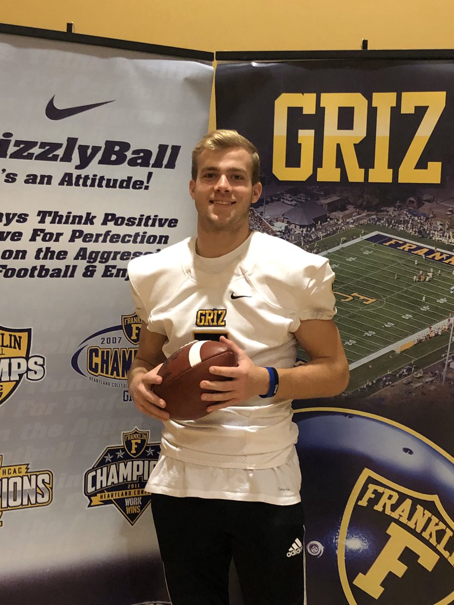 sp3ncr21's tweet photo. I want to thank my family, friends and coaches for everything they’ve done for me. With that being said I am excited to join the Franklin family!🐻#gogriz @AlanHensell @FCGrizFootball https://t.co/SKNPkdC0ab