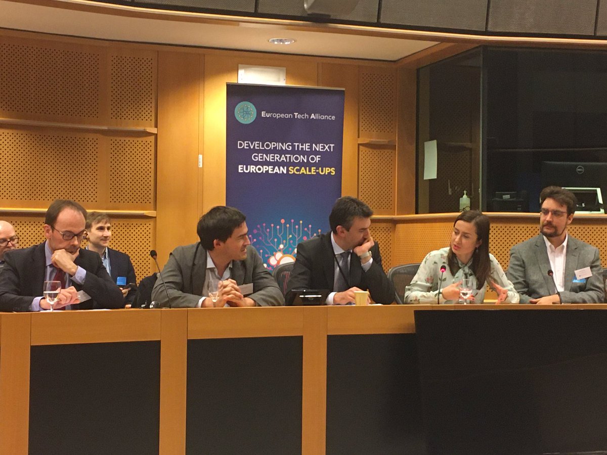 magda_piech's tweet photo. 📯 In my role as Chair of the @eutechalliance, I’m moderating our high-level panel today on a European approach to AI hosted by MEP @IoanDragosT. 

🇪🇺 We need a fair and risk-based AI framework that promotes competitiveness, regulatory consistency, and a human-centric approach. https://t.co/Z6PEsAP3mz