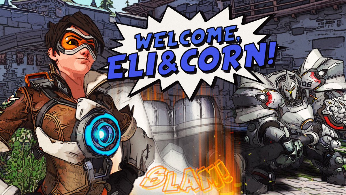 The party don’t start until they walk in:
Please welcome @noteli_ow &amp; @Corn_OW to our team. 💕