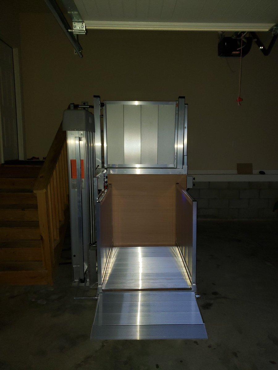 AffordableMedic's tweet photo. Vertical Platform Lifts can be a perfect lift solution for tight spaces like garages or high sitting homes. #Independence #Mobility #vpl @EZACCESSramp https://t.co/YTPouSkazg