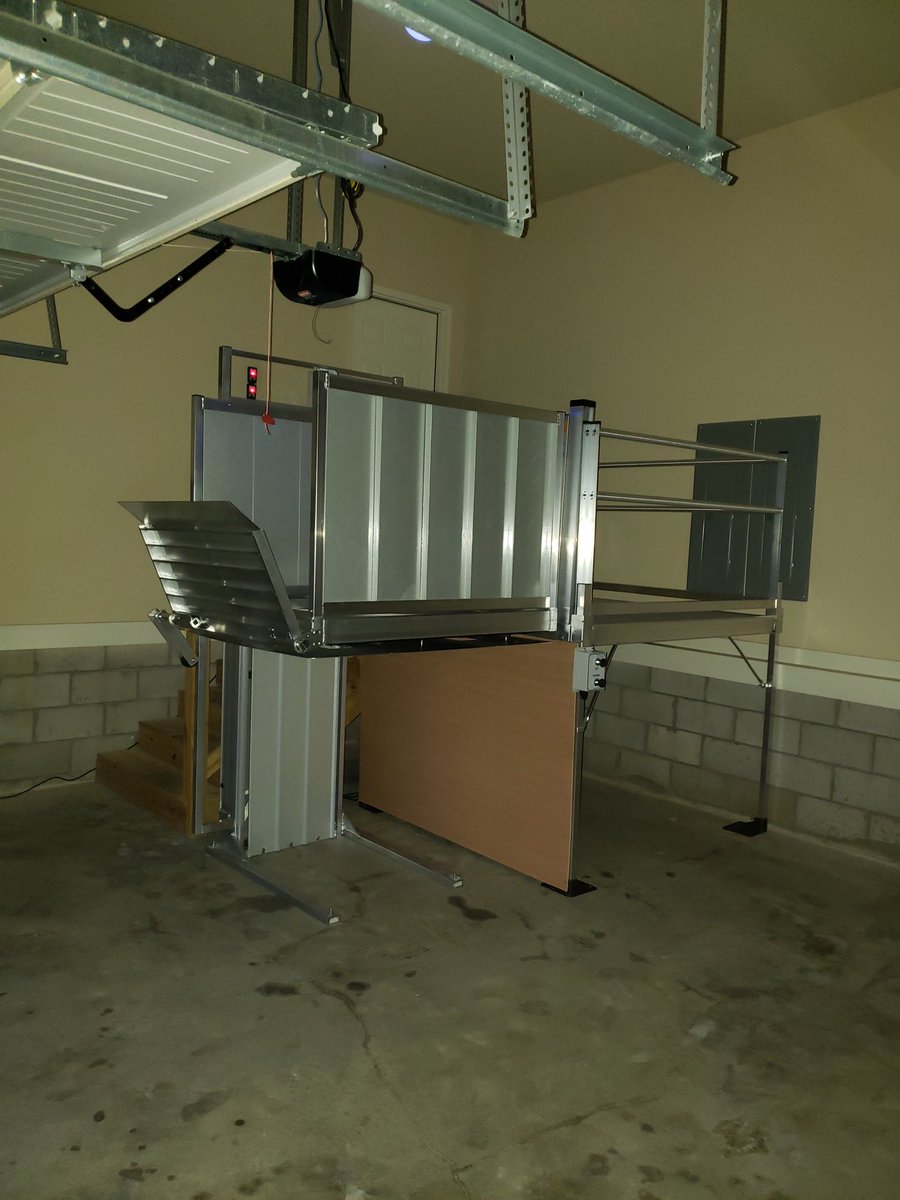 AffordableMedic's tweet photo. Vertical Platform Lifts can be a perfect lift solution for tight spaces like garages or high sitting homes. #Independence #Mobility #vpl @EZACCESSramp https://t.co/YTPouSkazg