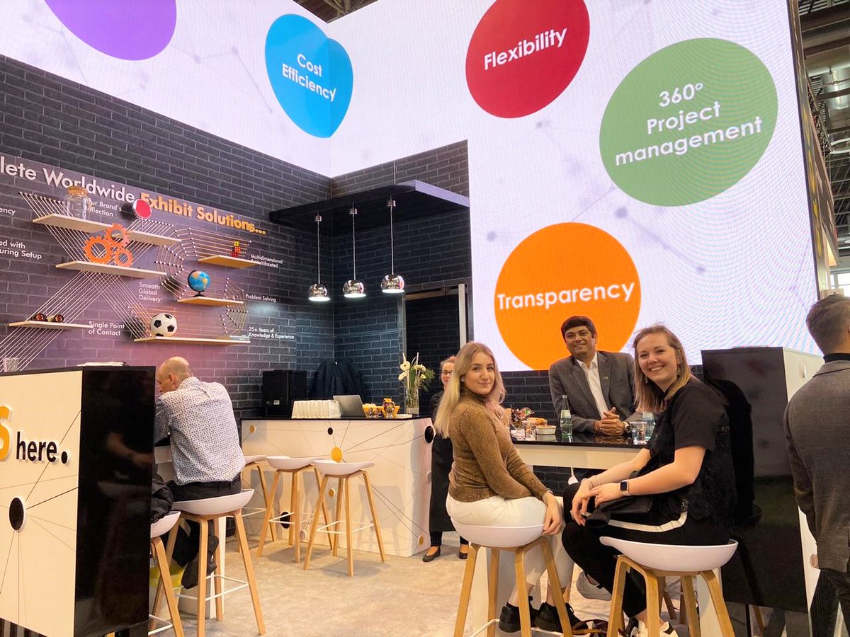xsworldwide's tweet photo. The stand is busy with attendees engaging with our team! A very rewarding #Euroshop2020 with high-potential #meetings lined up. Don’t miss the opportunity to meet us at Hall 4 / C40 and IFES Global Village Hall 4 / E39.
#ConnectTheDots #MeetUs #XSatEuroshop #ExhibitProfs https://t.co/YGwVAYzRXw