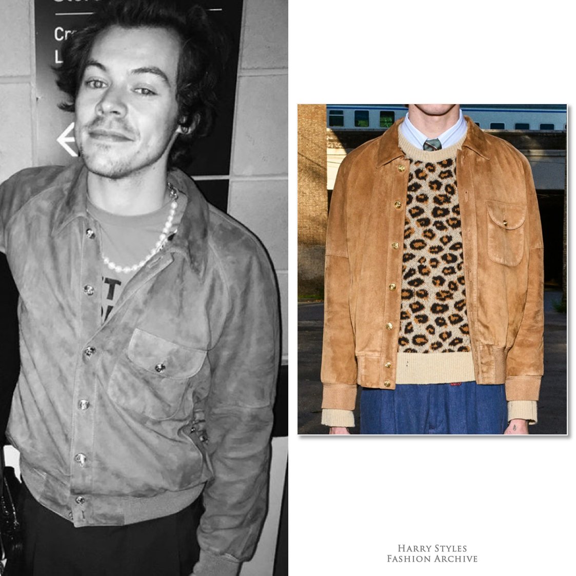Harry Styles's silky bomber jacket – stylewatch, Fashion