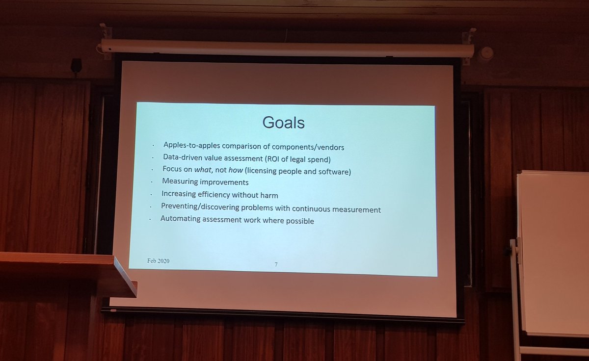 RichardParnham's tweet photo. Excellent talk at @ai4law by @LegalNoise from @HLS_CLP on applying engineering-based quality (and improvement) standards to legal services, irrespective of whether they're delivered by humans or machines. @StephenMayson and @LSB_research might be interested in Ron's ideas. https://t.co/TSMNDoLCbL
