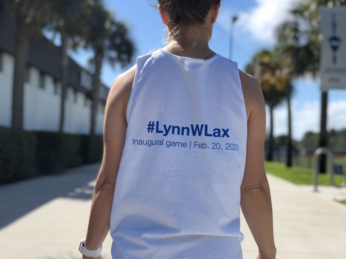 Lynn_Knights's tweet photo. Attention Fighting Knights fans and @LynnUniversity Community! 

Mark your calendars for the #LynnWLax inaugural game this Thursday at 6 p.m.

The first 250 fans will get this limited edition tank! 

Stay tuned for more details on all the festivities happening on Thursday! https://t.co/4BCeUxtHa2