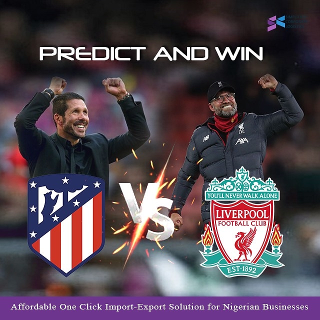 SCLogisticsng's tweet photo. PREDICT AND WIN TONIGHT
Can you guess the scores? Tag a friend to join the contest. The correct answers will be selected after the match and announced tomorrow. 

Rule:
1. Drop your comment with hashtag #sclogisticsng 
2. Like and share this post. https://t.co/kwT65rh362
