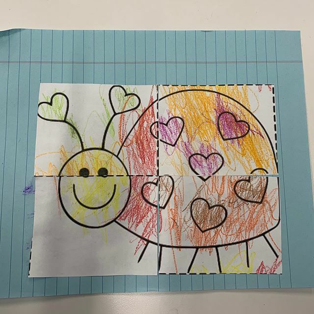 spotsot's tweet photo. This cute lady bug puzzle is a great way to work on visual spatial skills and fine motor skills. #occupationaltherapy #occupationaltherapist #visualspatial #visualperception #ladybug #pediatrics #sensoryplay #create #art #multistep https://t.co/dVK5QWT8Wk https://t.co/XmEBLk6fWk