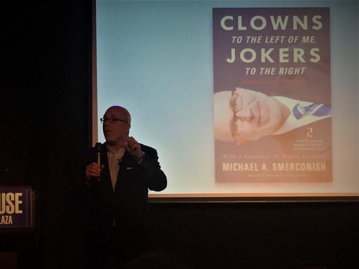 RJSchenkSTL's tweet photo. A rare public speaker who can simultaneously entertain, engage, &amp; encourage.  Kudos to @smerconish for great visit to St. Louis; thanks TC too! https://t.co/4tdqCGdkBz